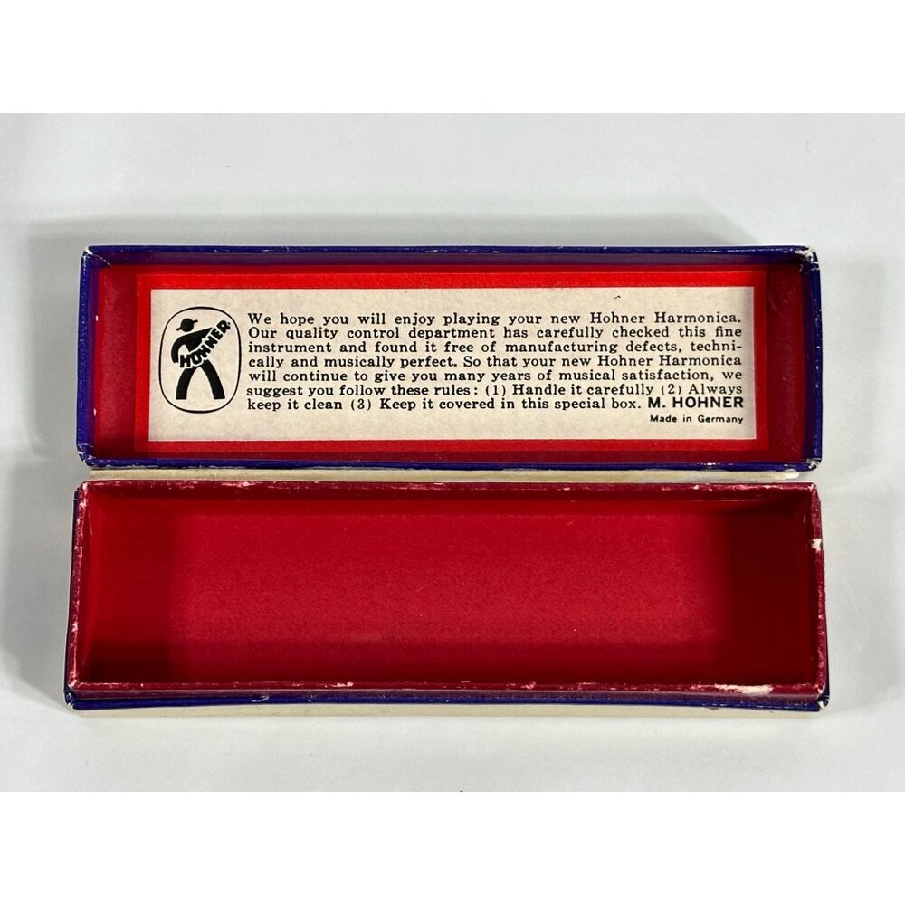 Hohner Marine Band Harmonica No. 1896 Made In‎ Germany Original Box Key of G - Picture 16 of 16